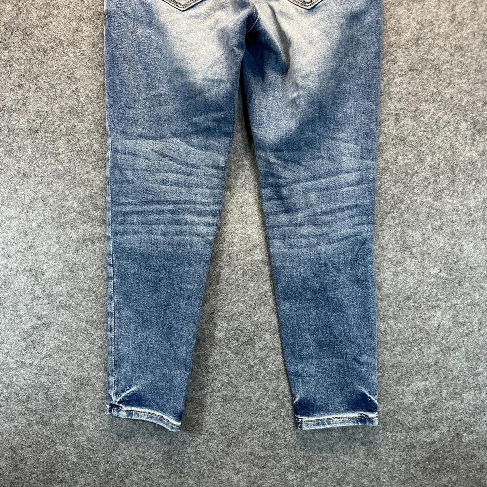 Kancan Womens Jeans Size 24 Clemence High Rise Distressed Mom‎ Jeans